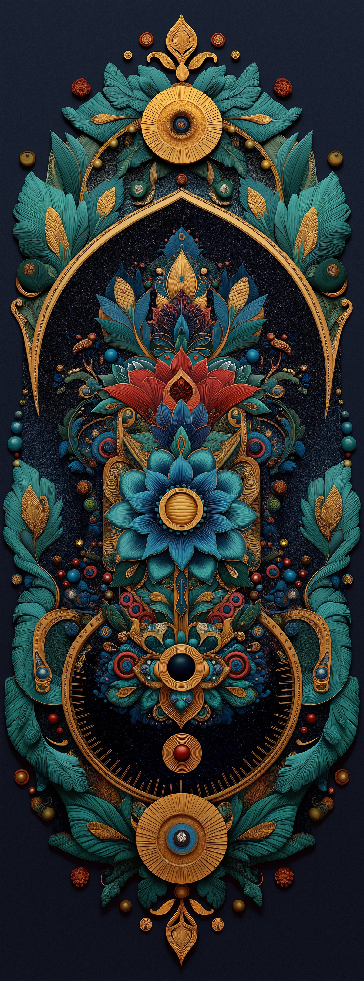 Teal Lotus